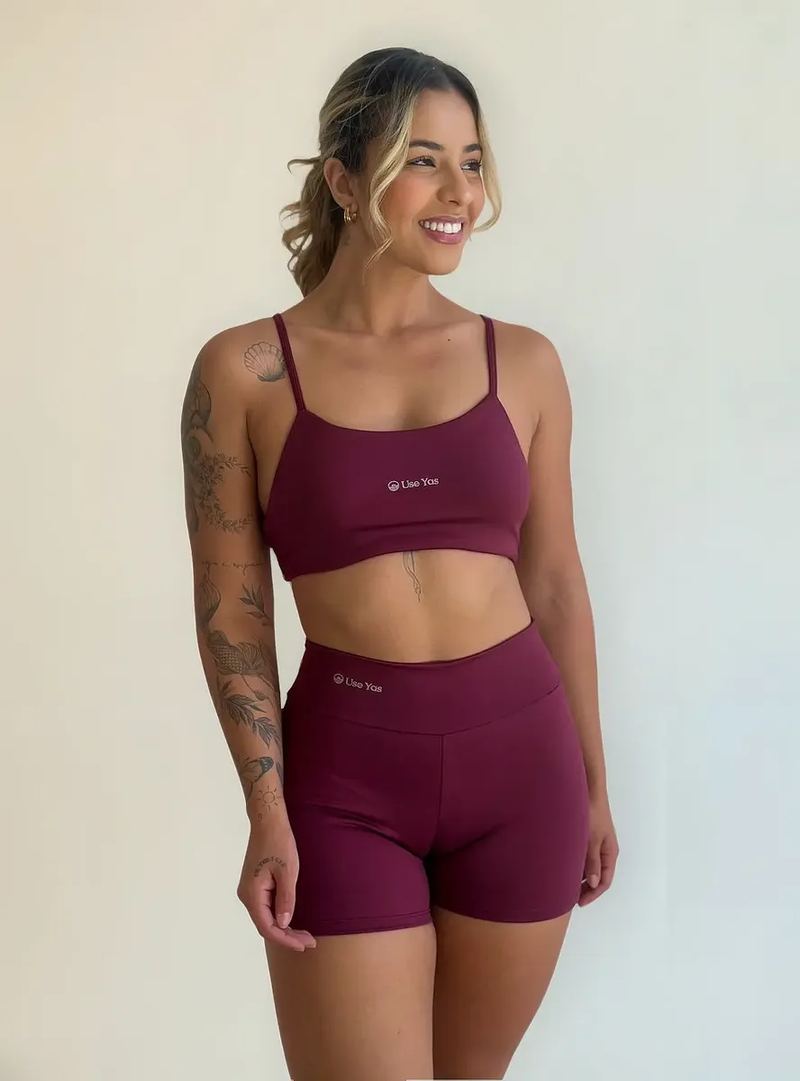 Conjunto Fitness Virginia (top + shorts)